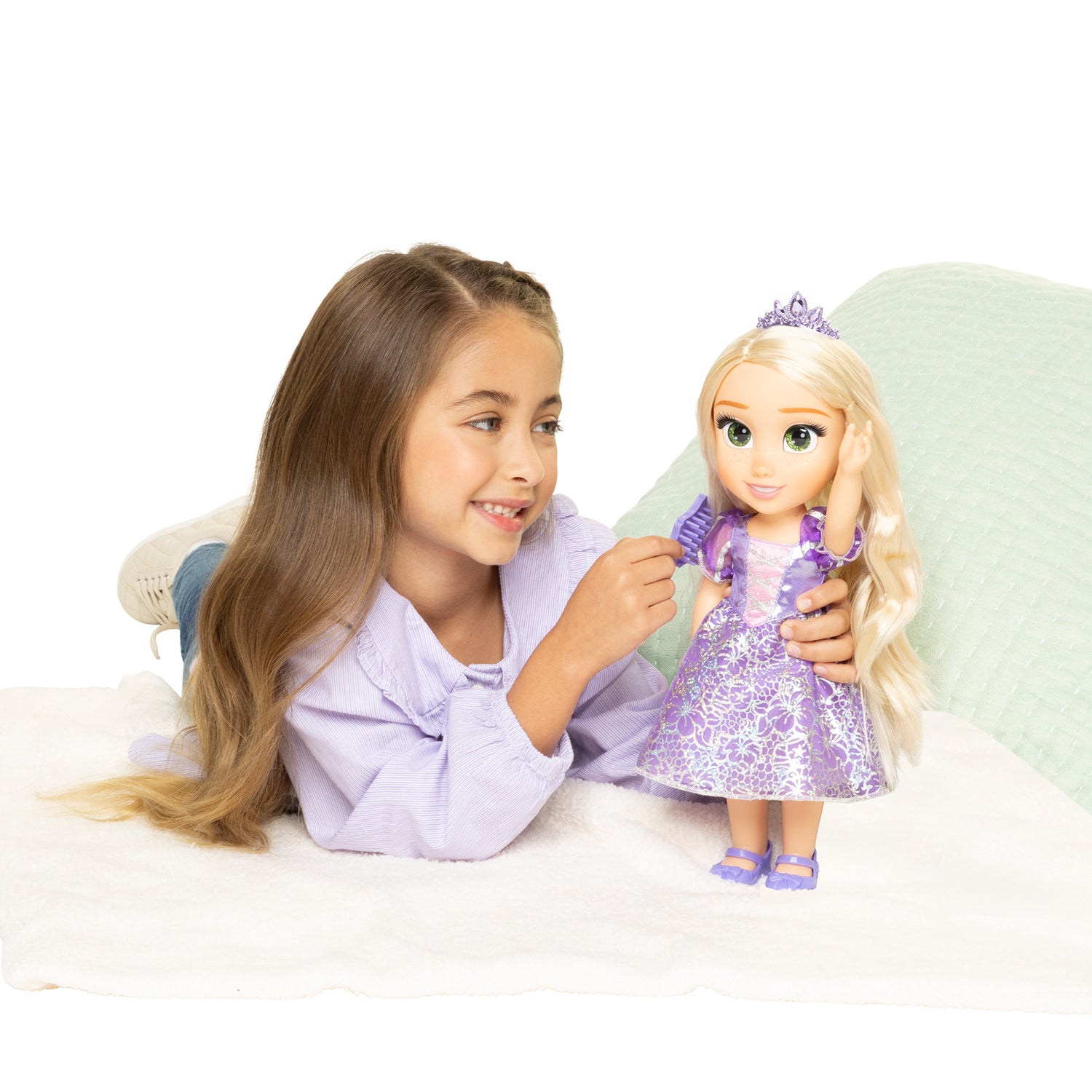 JAKKS - Disney Princess Bambola Rapunzel h38 cm